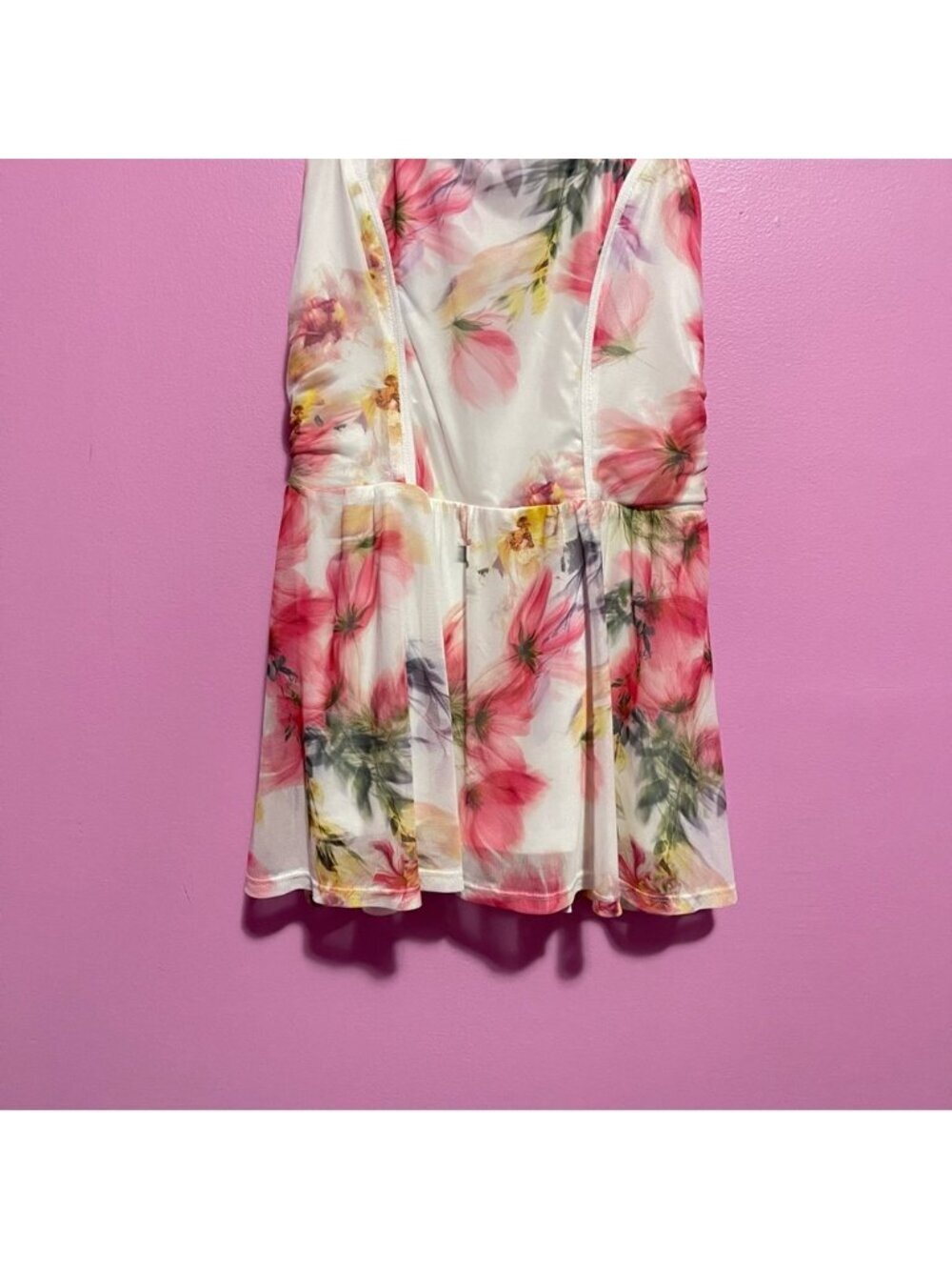 Daily Practice by Anthropologie Floral Scoop Neck Dress Romper Size Small‎ - Picture 5 of 11